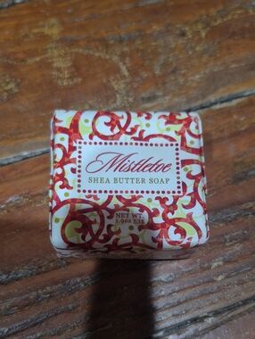Shea Butter Soap - Holiday Scented Bar (Red & Green)